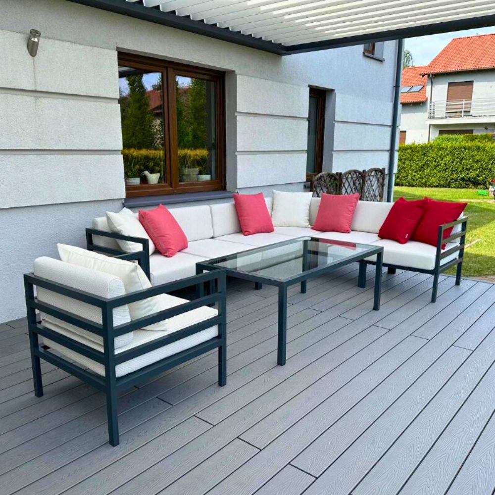 Modern zestaw mebli ogrodowych