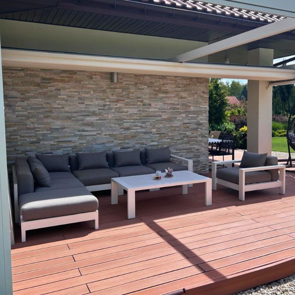 Tedie białe meble ogrodowe 1