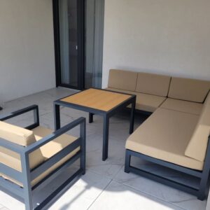 Alhome Narożny Zestaw Madera 205 × 205 cm